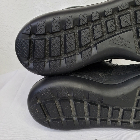 Nike W Roshe Two 2 Hi Flynit Black Black Sneaker Shoes Boots RARE - Picture 10 of 12